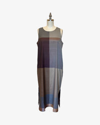 Carolyn Silk Color Block Dress