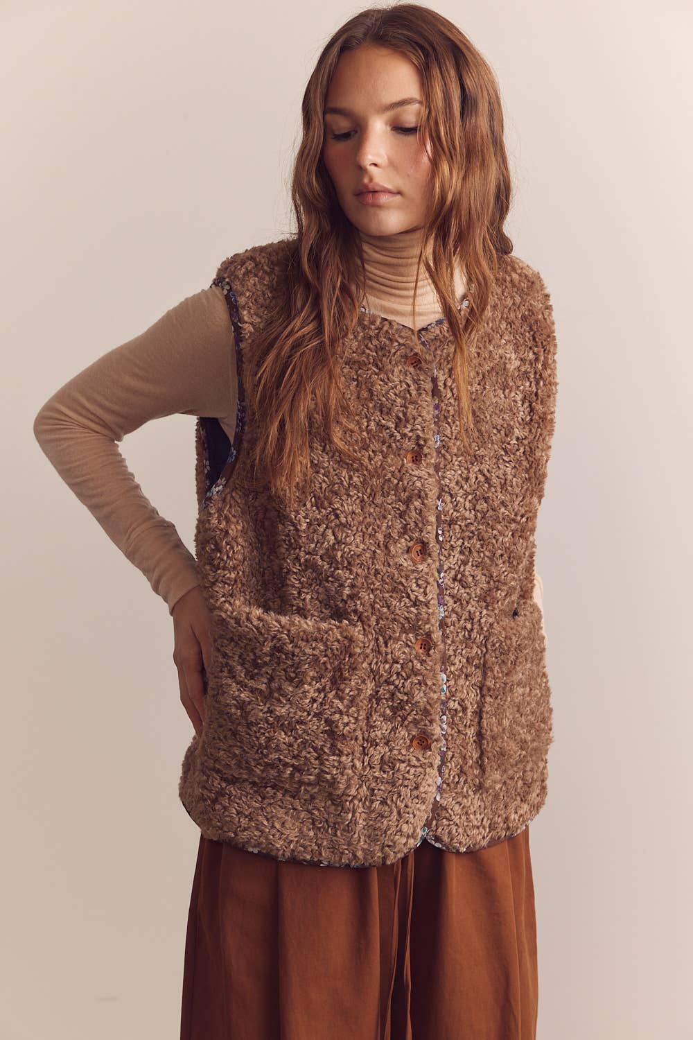 Shepherd Reversible Vest | Coco