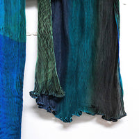 Tie Dyed Silk Scarf | Shade of Blue