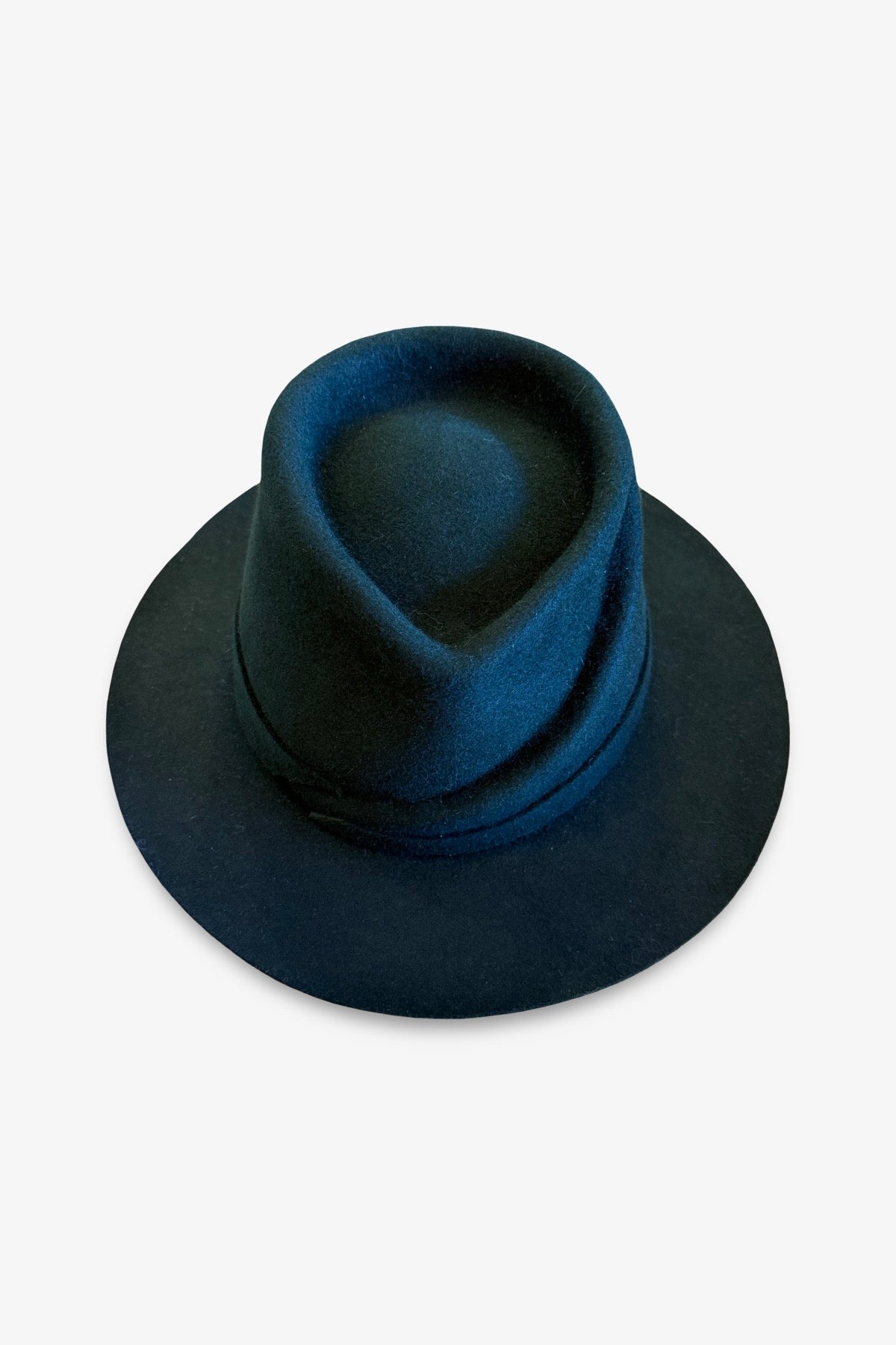 Kashmina Fedora | Bottle Green Felt