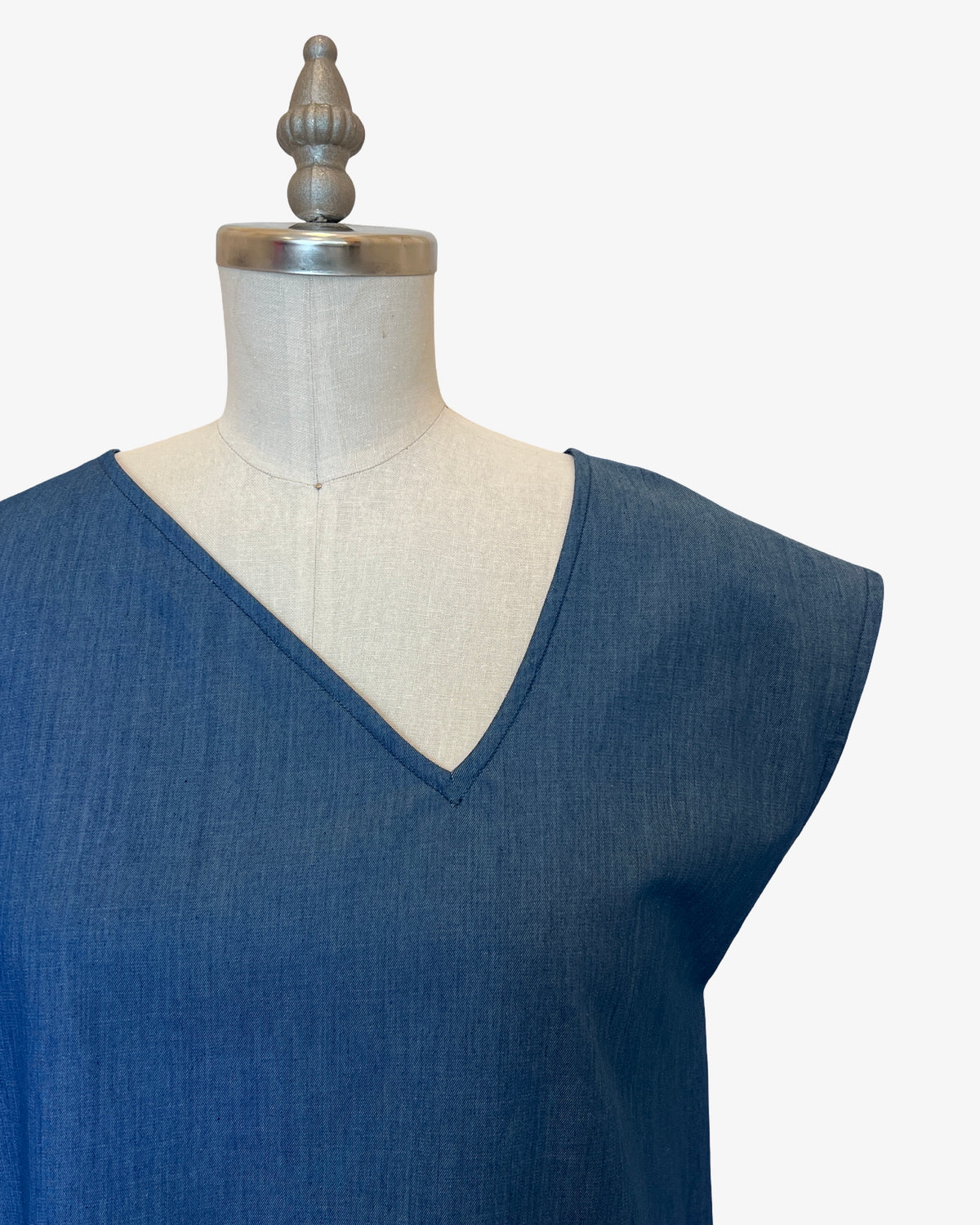 Asymmetrical Convertible Dress | Chambray