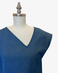 Asymmetrical Convertible Dress | Chambray