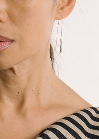 Quarante Medium Hoop | Clear