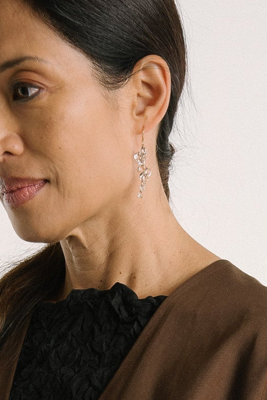 Iwa Fall Dangle Earrings | Clear