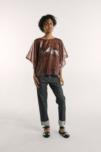 Lisbon Top | Oxblood Gloss