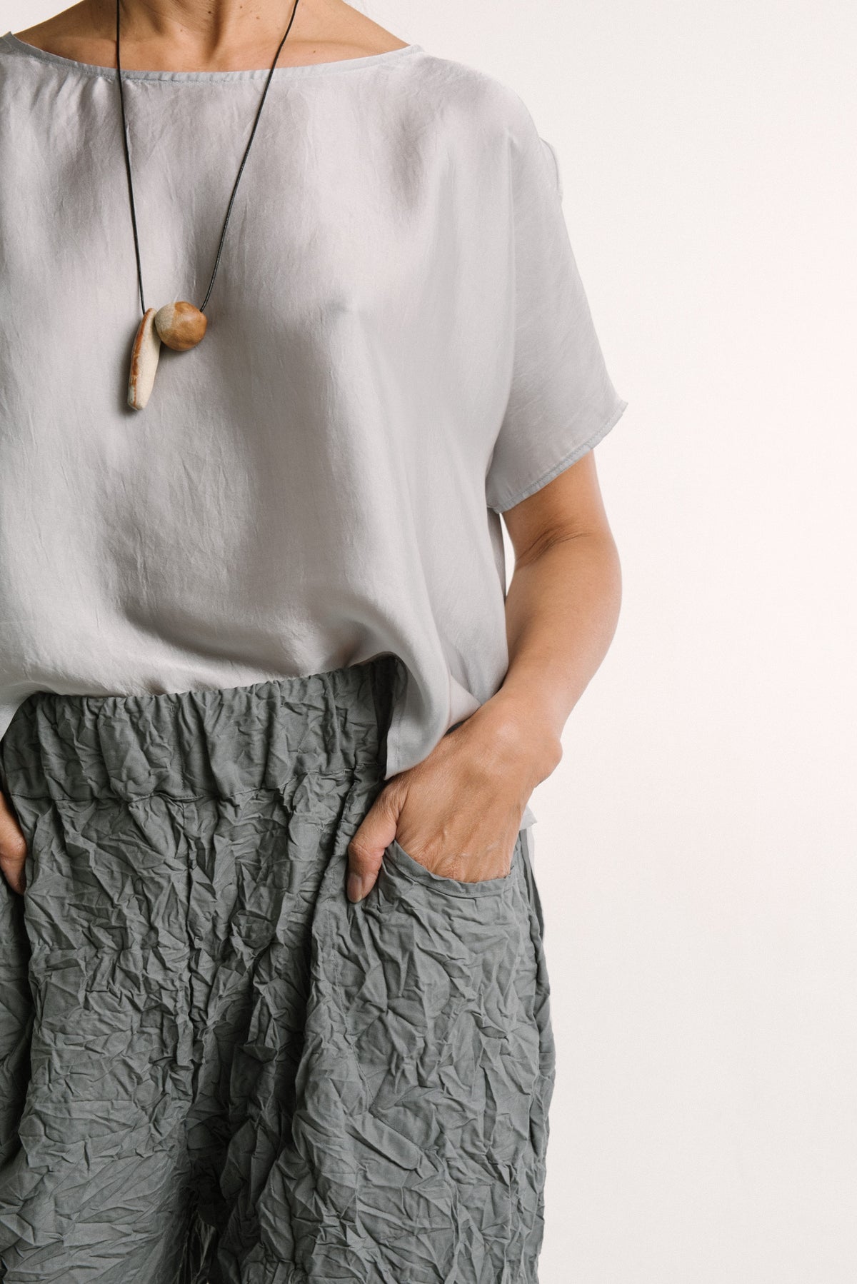 Moth Biggie Pants | Steel