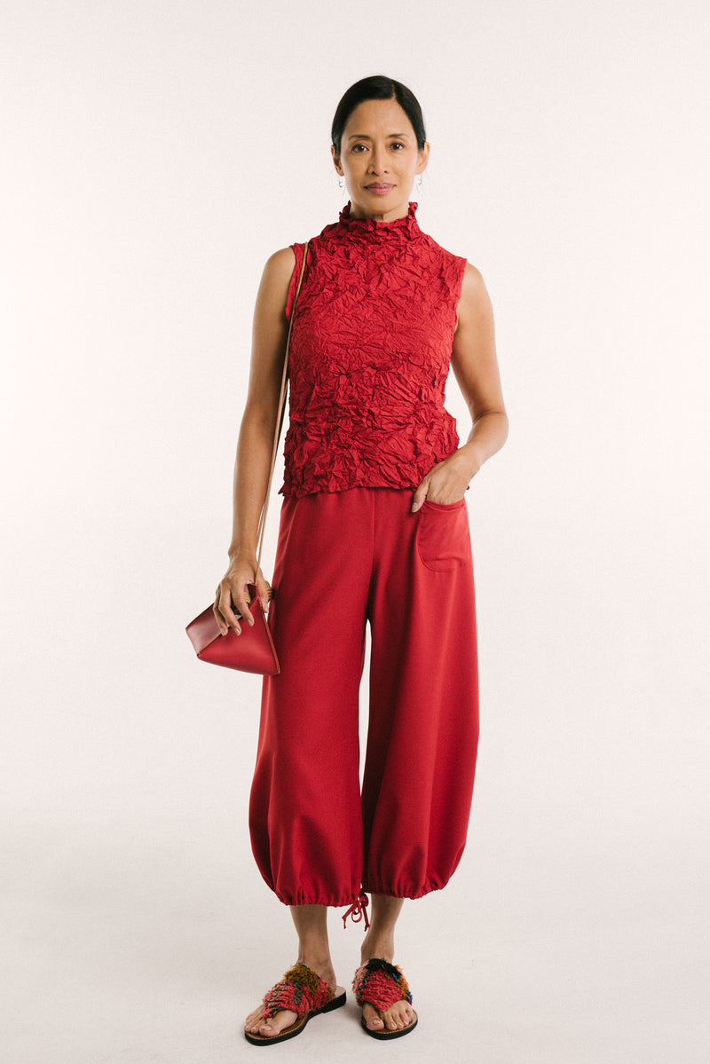 Woven Boba Pants | Tomato