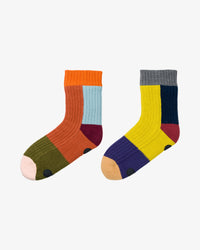 Mismatch House Socks | Desert
