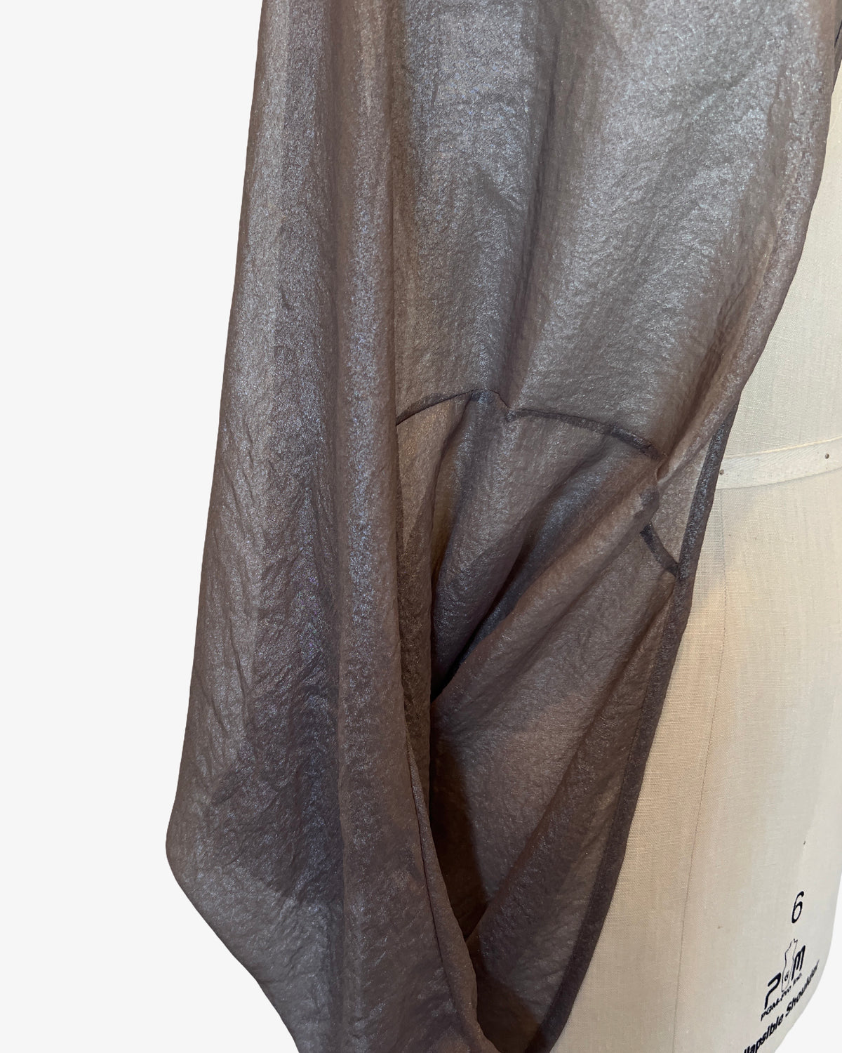 Cocoon Cardigan Wrap | Sheer Champagne Shimmer
