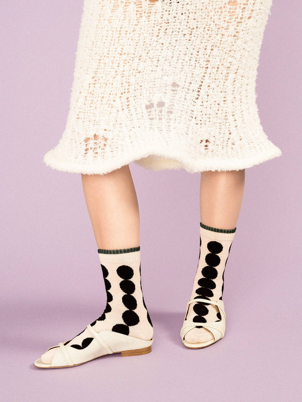 Marbles Crew Socks | Ivory