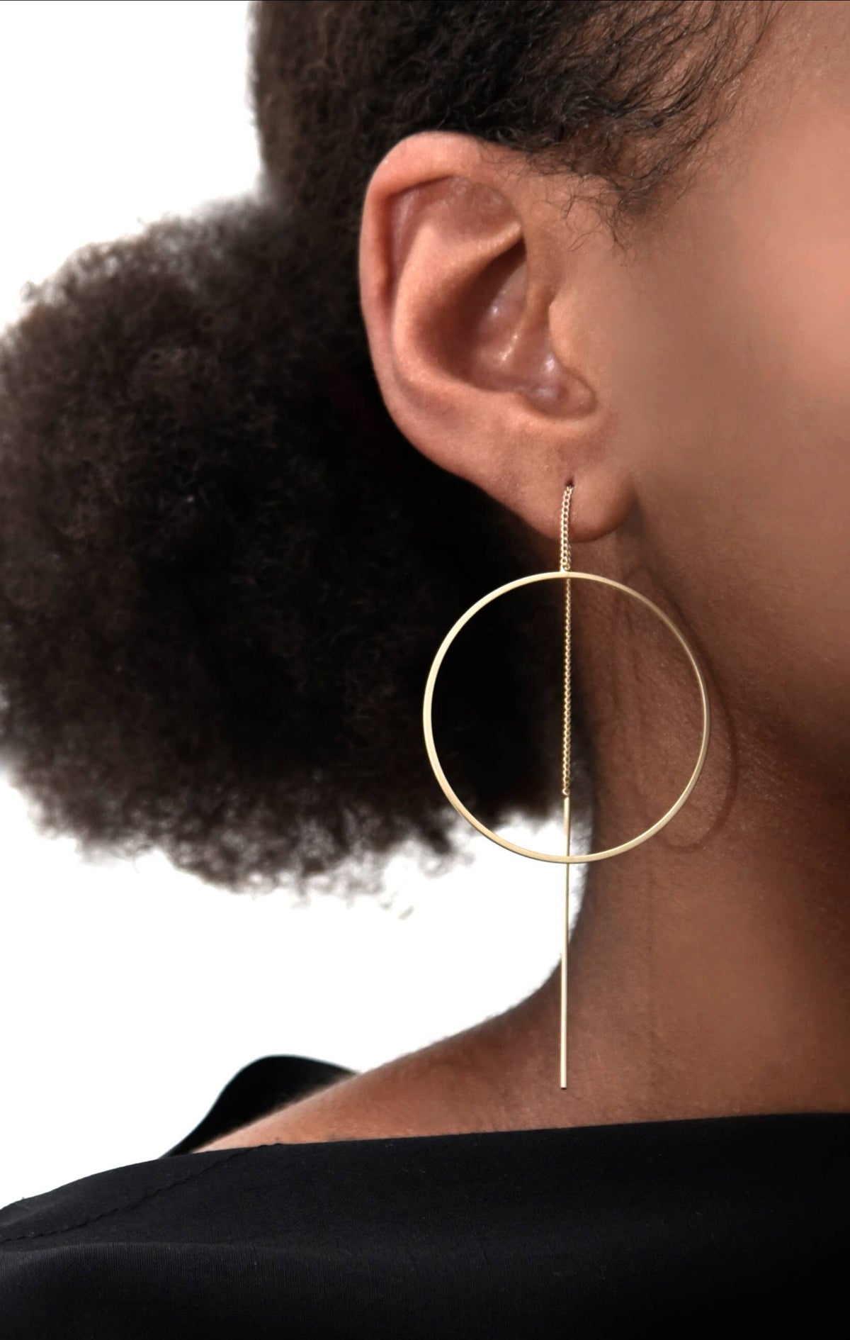 Balance Ear Drapes | Satin Gold