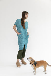 Moth Desert Caftan | Aqua
