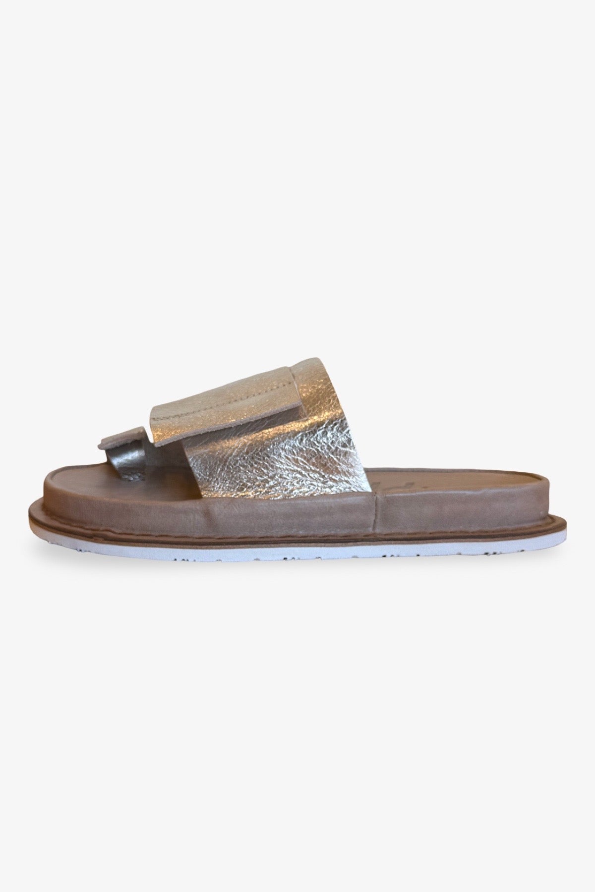 Trippen Offset Sandal | Metallic Perla – Carol Young | Undesigned