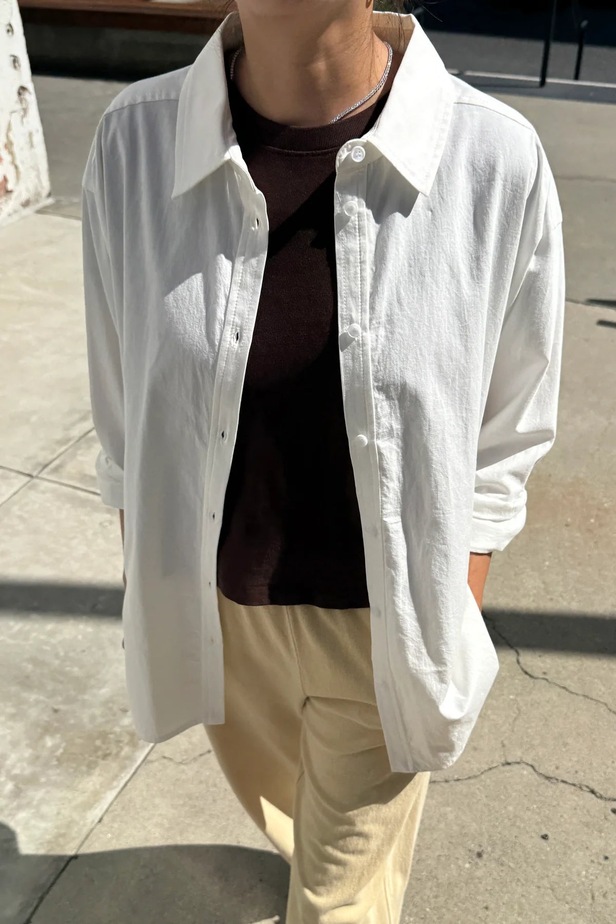 Light Weight Owen Shirt | White