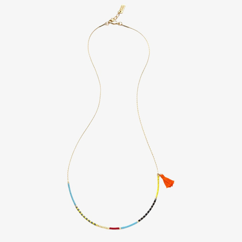 Japanese Seed Bead Necklace | Fiesta