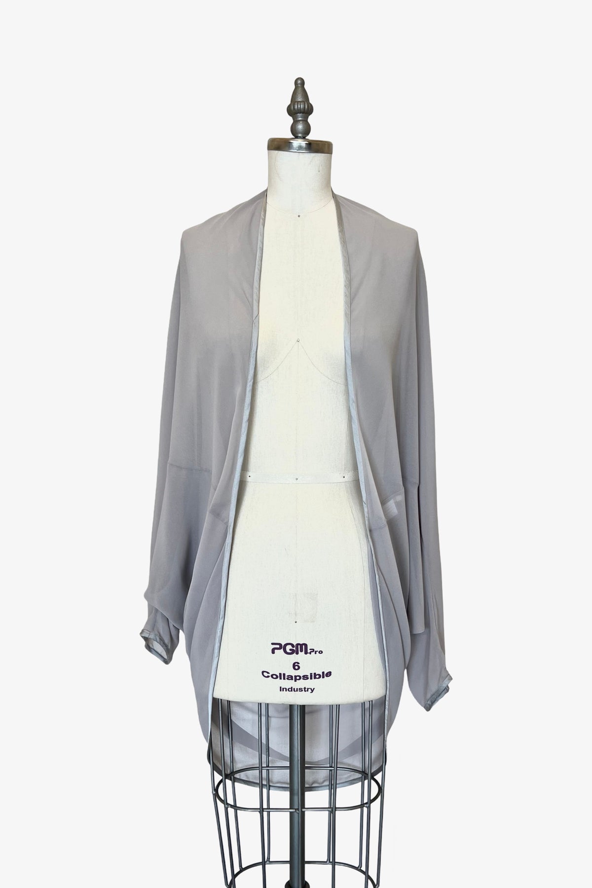 Cocoon Cardigan Wrap | Sheer Fog