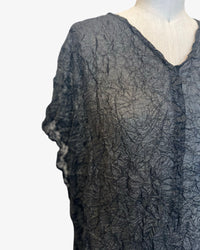 Moth Desert Caftan | Sheer Black Foil