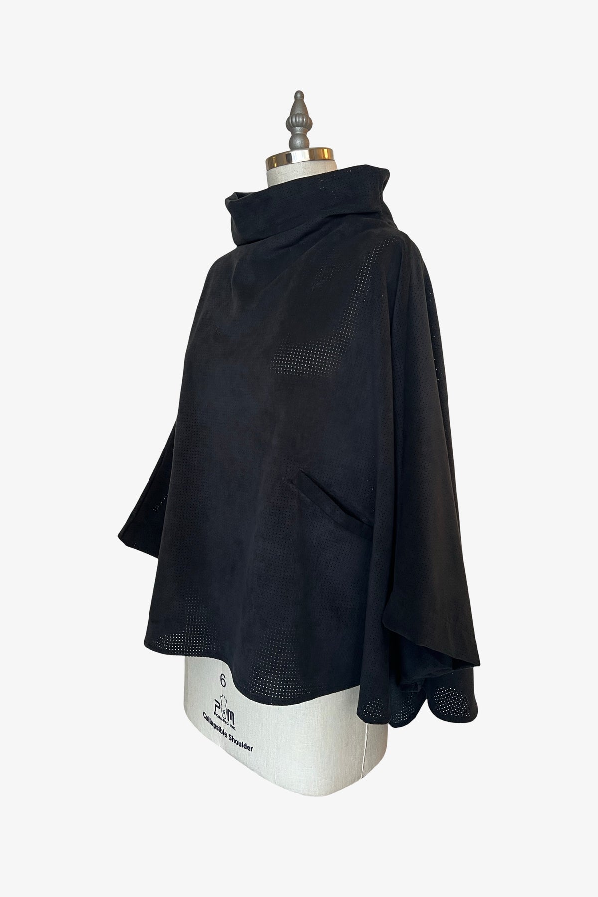 Tortuga Poncho | Perforated Ultrasuede