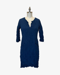 Moth Caftan | Navy Micro