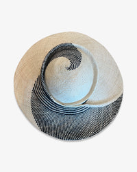 Audrey Sculpted Swirl Straw Hat