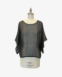 Lisbon Top | Sheer Black