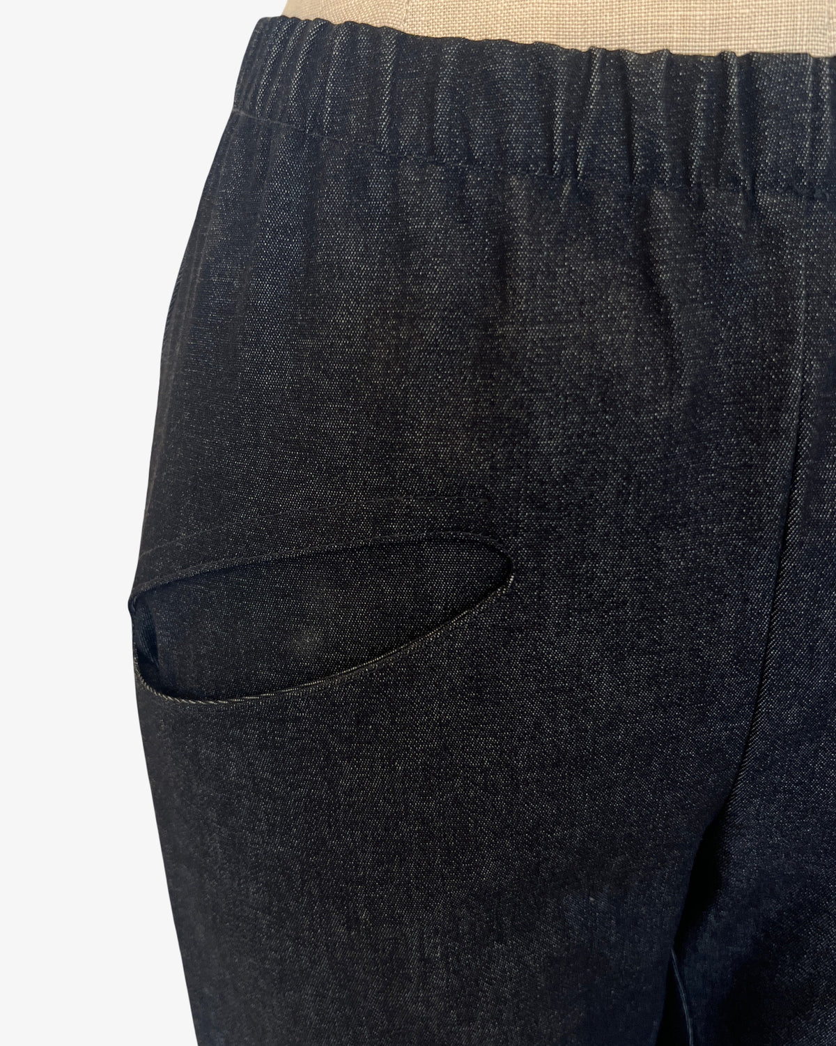 Pocket Capri | Stretch Denim