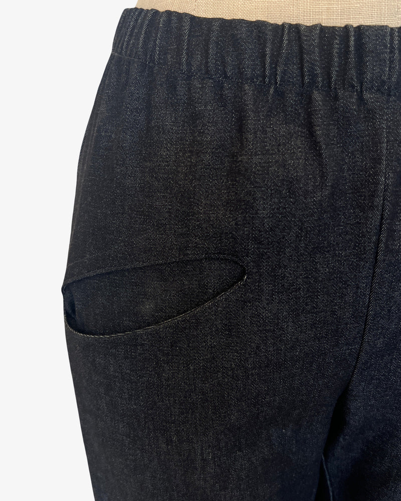 Pocket Capri | Stretch Denim