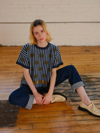 Bauhaus S/S Sweater Tee | Lazurite