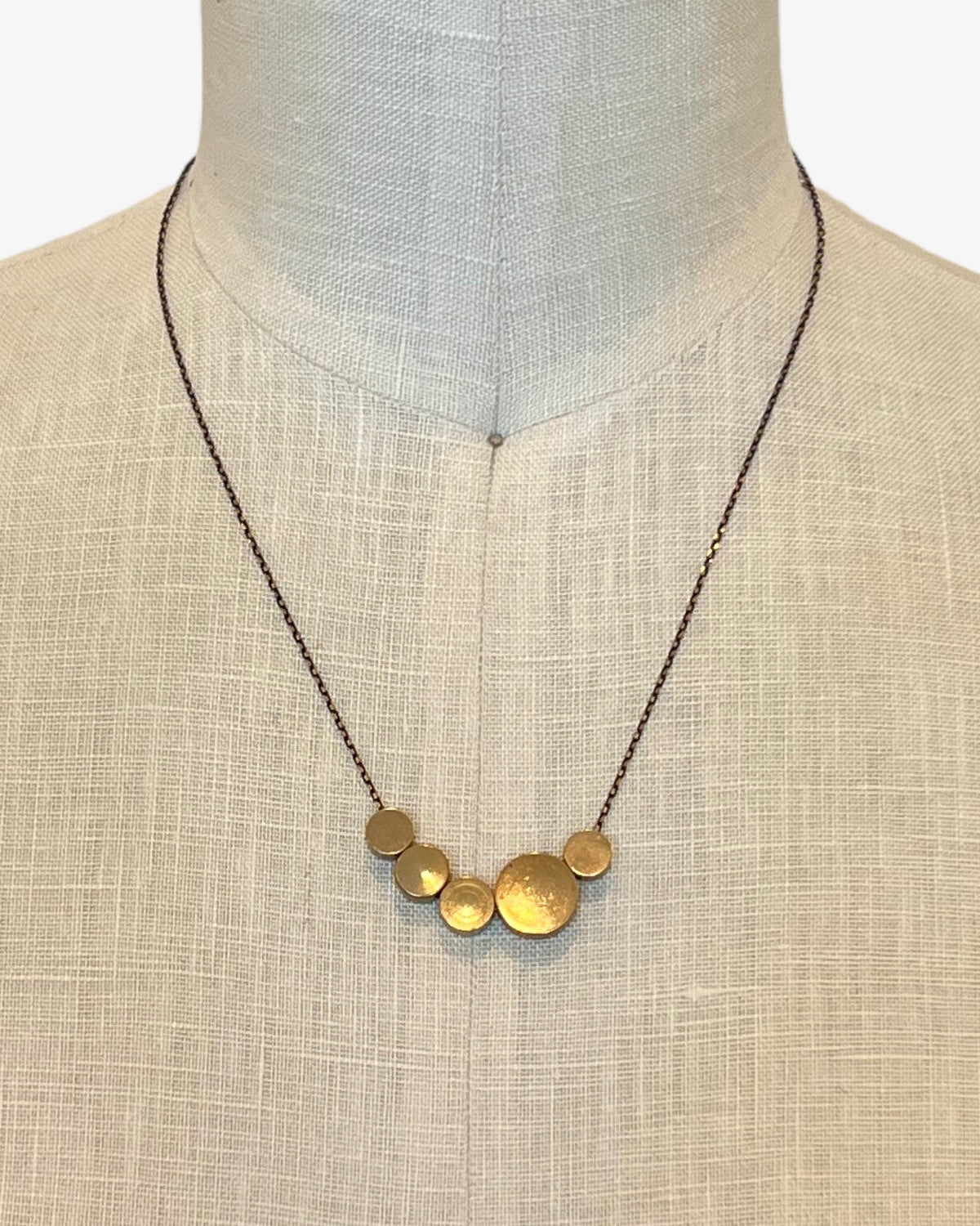 Brass Flow Necklace