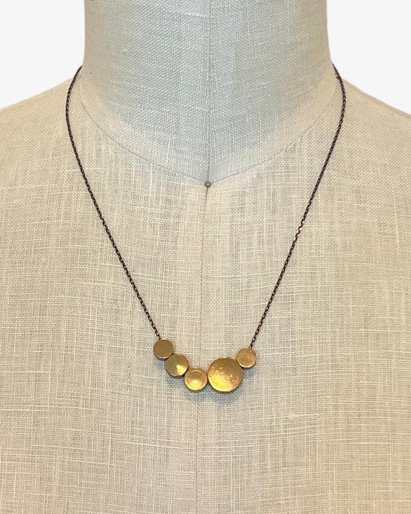 Brass Flow Necklace