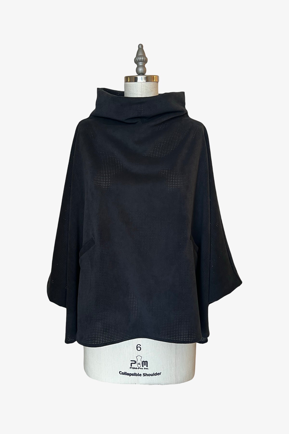 Tortuga Poncho | Perforated Ultrasuede