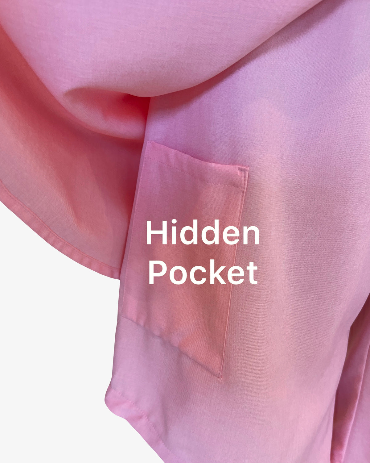 Asymmetrical Knee Skort | Sakura Pink