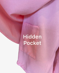 Asymmetrical Knee Skort | Sakura Pink