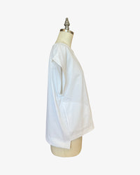 Seersucker Box Top | Optic White