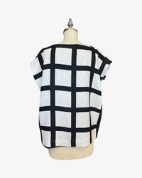 Linen Box Top | Painted Windowpane