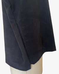 Box Top | Black Perforated Ultrasuede
