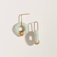Mandy Earrings | Mint Wool