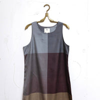 Carolyn Silk Color Block Dress