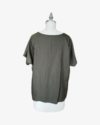 Cropped Easy Tee | Algae Shimmer