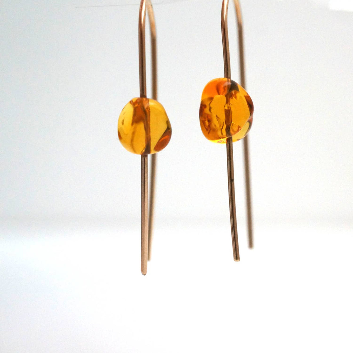 Sticks and Stones Medium Earring  | Amber