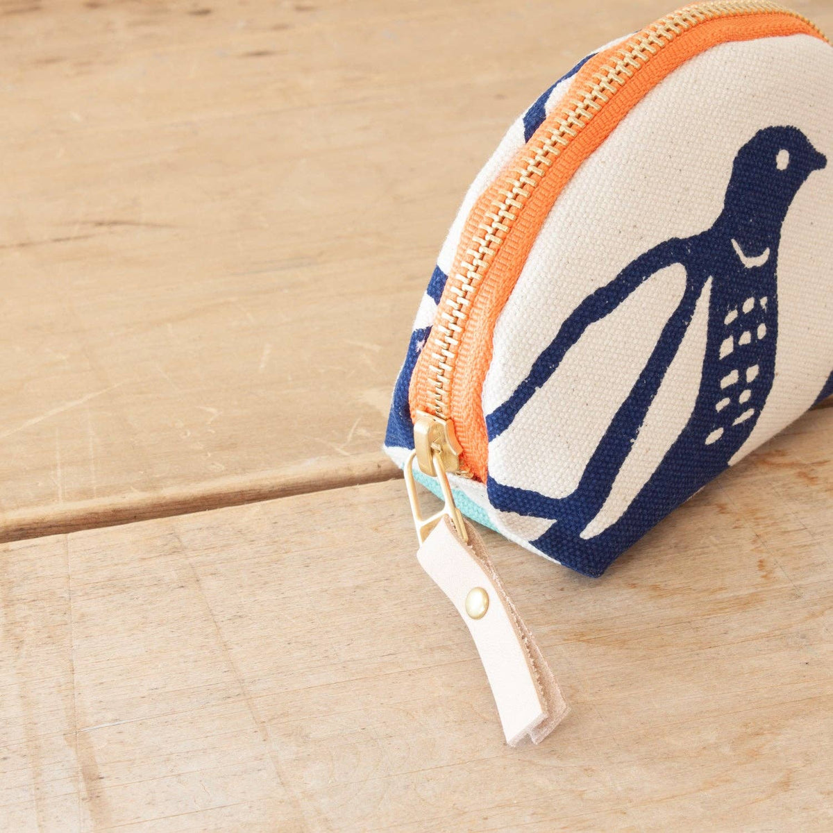 Darlene Zip Pouch | Navy Lemon Tree