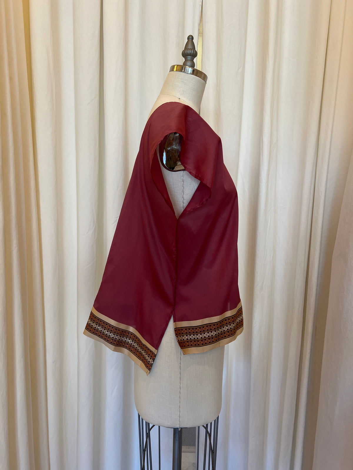 Sample Sale | Selvedge Saree Top - S/M