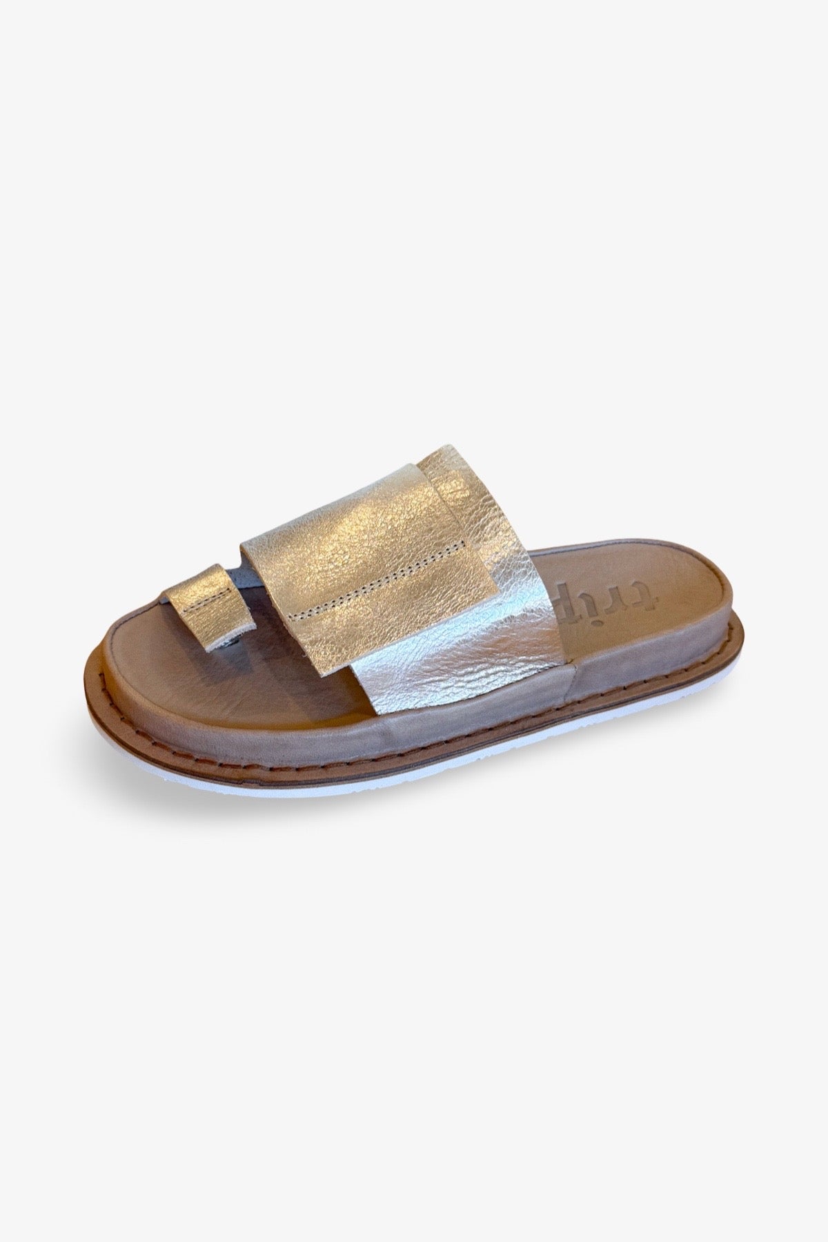 Trippen Offset Sandal | Metallic Perla – Carol Young | Undesigned
