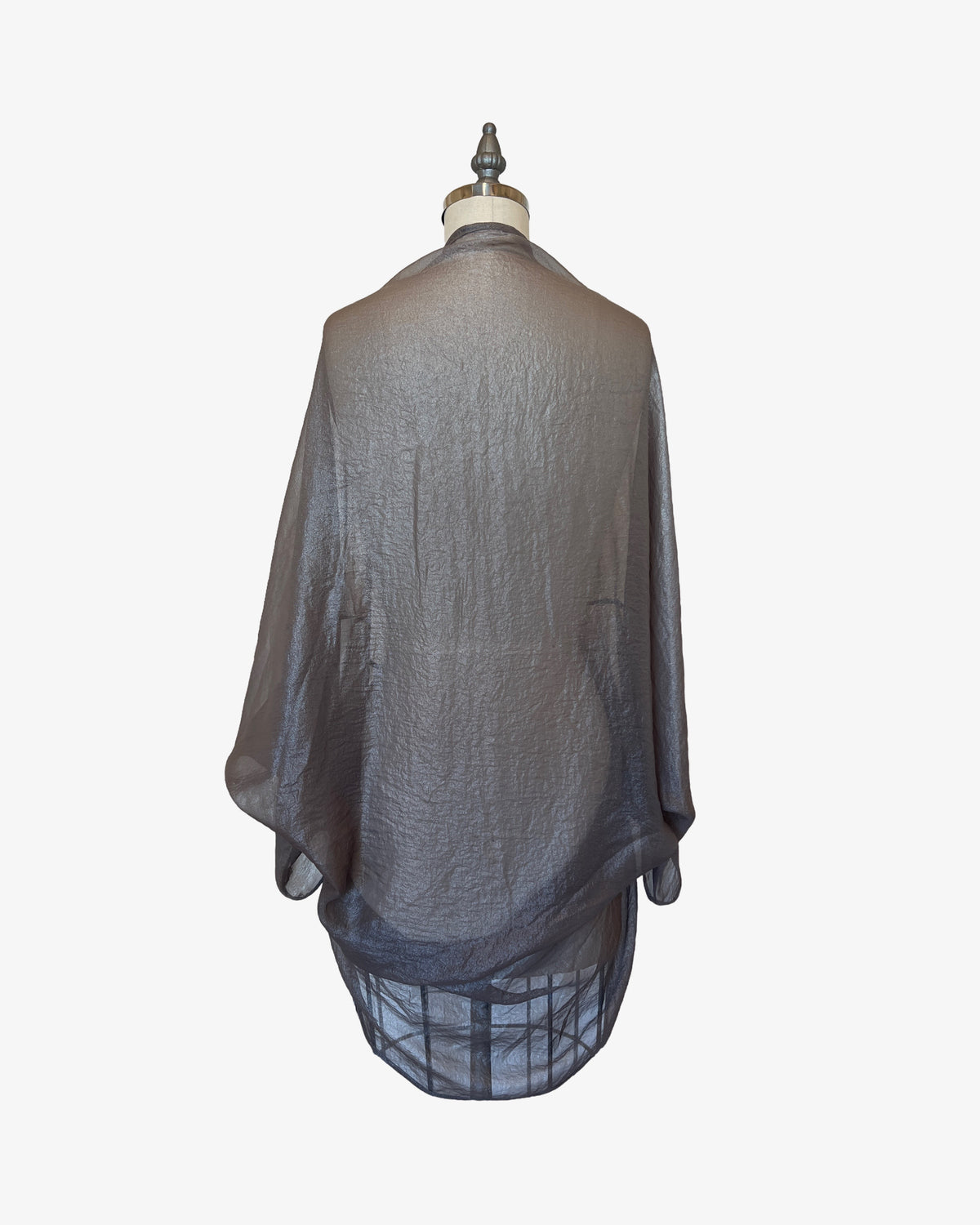 Cocoon Cardigan Wrap | Sheer Champagne Shimmer
