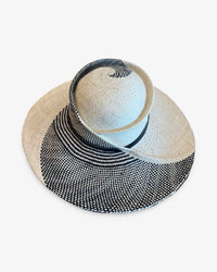 Audrey Sculpted Swirl Straw Hat