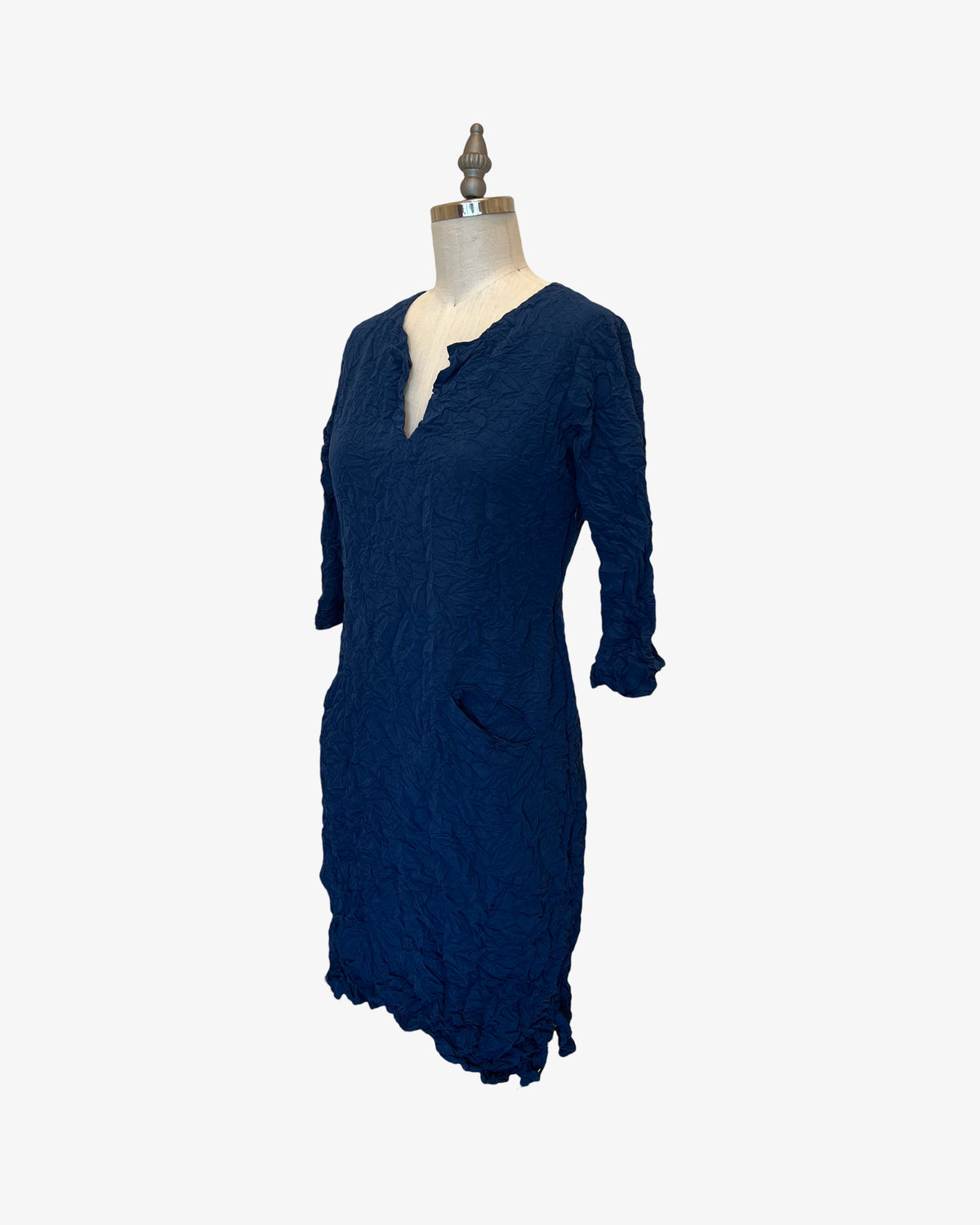 Moth Caftan | Navy Micro