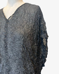 Moth Desert Caftan | Sheer Black Foil