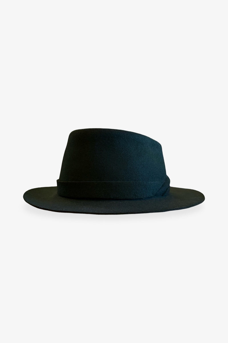 Kashmina Fedora | Bottle Green Felt