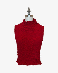 Moth Raina Mock Top | Tomato