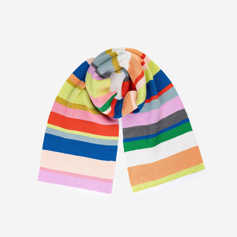 Multi Stripe Big Scarf | Rainbow